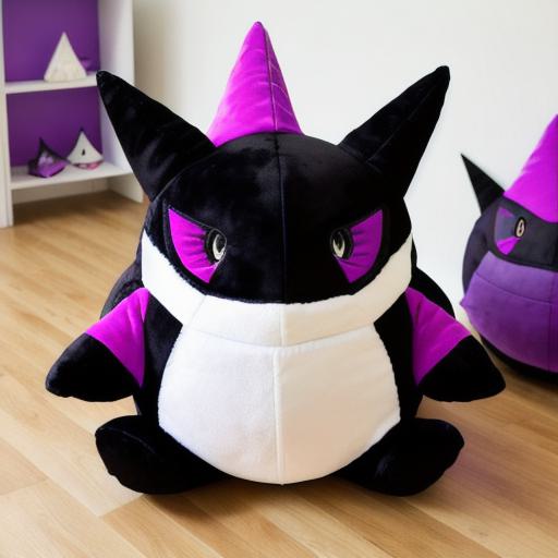 This chunky Gengar plush transforms into a crazy bed for one