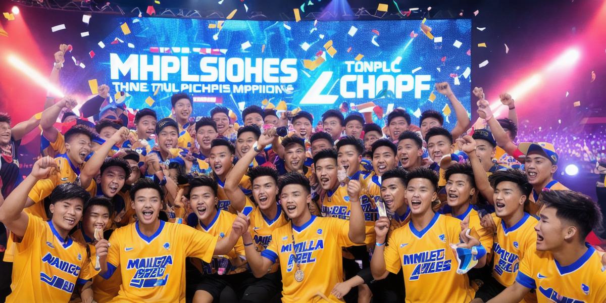 ONIC PH's rookies step up big to upset the MSC 2022 champions