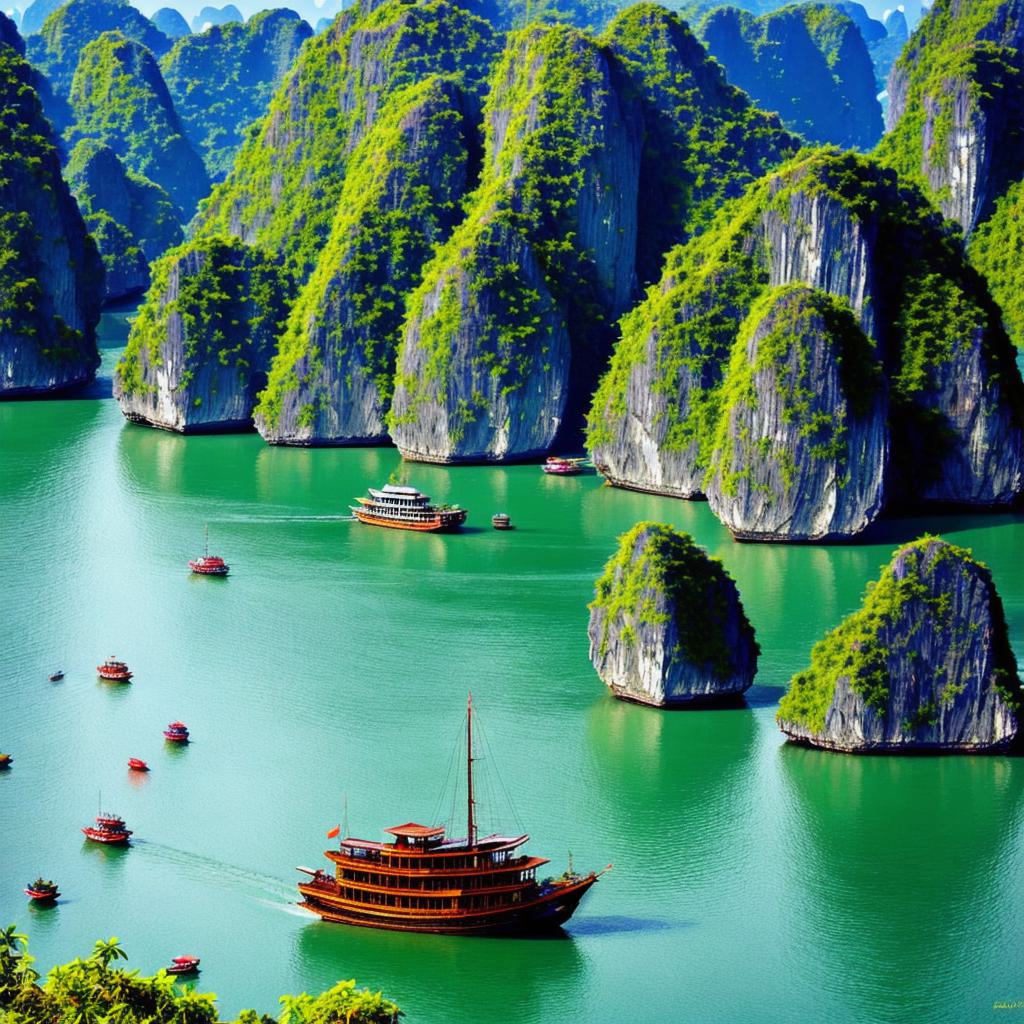 Can you name these 5 famous landmarks Skye visited on her trip to Vietnam?